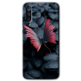 Xiaomi Mi 9 SE Dark Butterfly Baskılı Uyumlu Silikon Kılıf