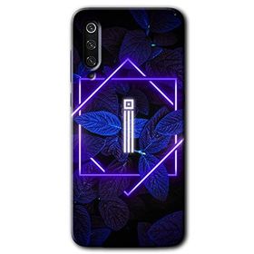 Xiaomi Mi 9 SE Dark Neon Yaprak I Harfi Baskılı Uyumlu Silikon Kılıf