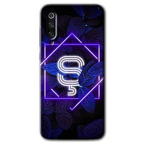 Xiaomi Mi 9 SE Dark Neon Yaprak Ş Harfi Baskılı Uyumlu Silikon Kılıf
