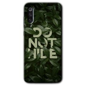 Xiaomi Mi 9 SE Do Not Hide Baskılı Uyumlu Silikon Kılıf