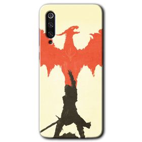 Xiaomi Mi 9 SE Dragon Hunter 1 Baskılı Uyumlu Silikon Kılıf