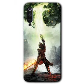 Xiaomi Mi 9 SE Dragon Hunter Baskılı Uyumlu Silikon Kılıf