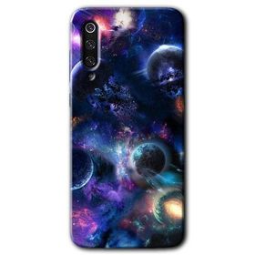 Xiaomi Mi 9 SE Gezegen Karışımı Baskılı Uyumlu Silikon Kılıf