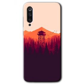 Xiaomi Mi 9 SE Gözlem Kulesi Baskılı Uyumlu Silikon Kılıf