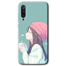 Xiaomi Mi 9 SE Happy Girl Baskılı Uyumlu Silikon Kılıf