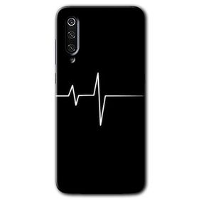 Xiaomi Mi 9 SE Heart Rytm Baskılı Uyumlu Silikon Kılıf