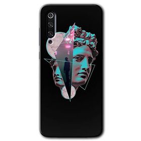 Xiaomi Mi 9 SE Heykel Baskılı Uyumlu Silikon Kılıf