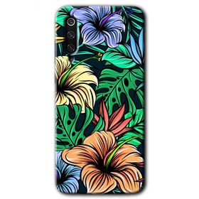 Xiaomi Mi 9 SE Hibiscus Flowers Baskılı Uyumlu Silikon Kılıf