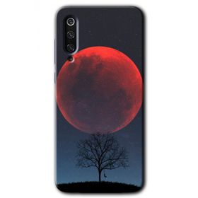 Xiaomi Mi 9 SE Kanlı Ay Baskılı Uyumlu Silikon Kılıf