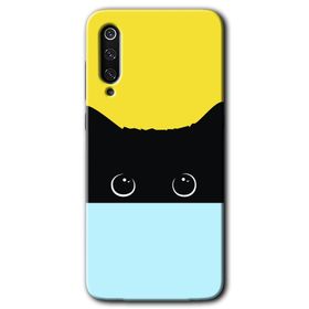 Xiaomi Mi 9 SE Kara Kedi Baskılı Uyumlu Silikon Kılıf