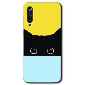 Xiaomi Mi 9 SE Kara Kedi Baskılı Uyumlu Silikon Kılıf