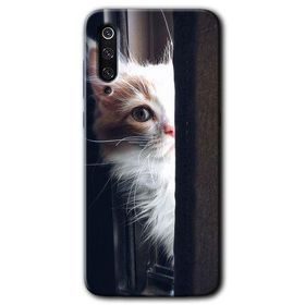 Xiaomi Mi 9 SE Kedi Bakışı Baskılı Uyumlu Silikon Kılıf