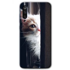 Xiaomi Mi 9 SE Kedi Bakışı Baskılı Uyumlu Silikon Kılıf