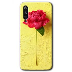 Xiaomi Mi 9 SE Kırmızı Gül Baskılı Uyumlu Silikon Kılıf