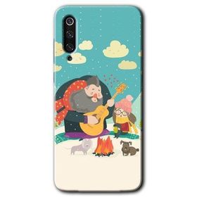 Xiaomi Mi 9 SE Kış Pikniği Baskılı Uyumlu Silikon Kılıf