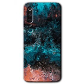 Xiaomi Mi 9 SE Liquid Colorfull Baskılı Uyumlu Silikon Kılıf