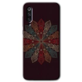 Xiaomi Mi 9 SE Mandala Flower Wal Baskılı Uyumlu Silikon Kılıf