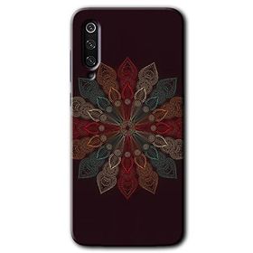 Xiaomi Mi 9 SE Mandala Flower Wal Baskılı Uyumlu Silikon Kılıf