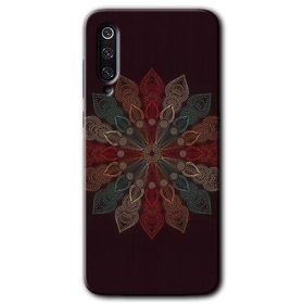 Xiaomi Mi 9 SE Mandala Flower Wal Baskılı Uyumlu Silikon Kılıf