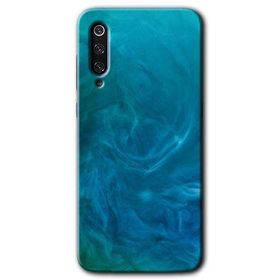 Xiaomi Mi 9 SE Mavi Aura Baskılı Uyumlu Silikon Kılıf