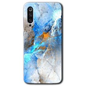 Xiaomi Mi 9 SE Mavi Buzul Baskılı Uyumlu Silikon Kılıf