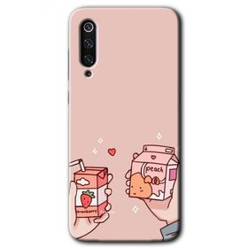Xiaomi Mi 9 SE Meyveli Süt Baskılı Uyumlu Silikon Kılıf