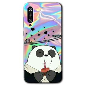 Xiaomi Mi 9 SE Milkshake Panda Baskılı Uyumlu Silikon Kılıf