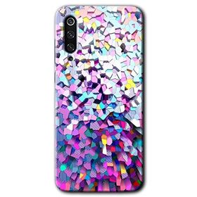 Xiaomi Mi 9 SE Mosaic Fragments Colorfull Baskılı Uyumlu Silikon Kılıf