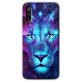 Xiaomi Mi 9 SE Neon Lion Baskılı Uyumlu Silikon Kılıf
