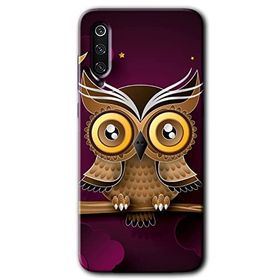 Xiaomi Mi 9 SE Owl Bird Branch Baskılı Uyumlu Silikon Kılıf