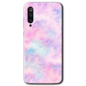 Xiaomi Mi 9 SE Pembe Duman Baskılı Uyumlu Silikon Kılıf