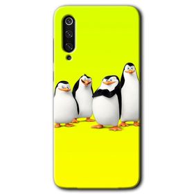 Xiaomi Mi 9 SE Penguenler Baskılı Uyumlu Silikon Kılıf