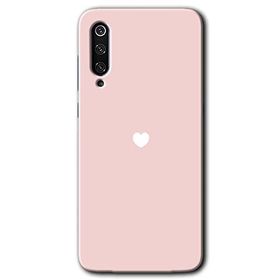 Xiaomi Mi 9 SE Sade Kalp Baskılı Uyumlu Silikon Kılıf