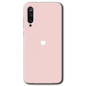 Xiaomi Mi 9 SE Sade Kalp Baskılı Uyumlu Silikon Kılıf