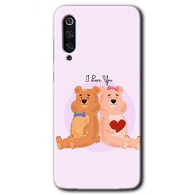 Xiaomi Mi 9 SE Sevgili Ayıcık Baskılı Uyumlu Silikon Kılıf