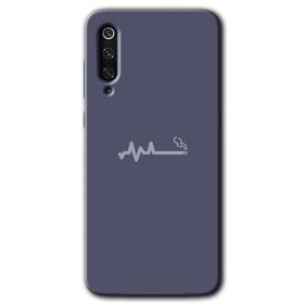 Xiaomi Mi 9 SE Sigara Zararlıdır Baskılı Uyumlu Silikon Kılıf