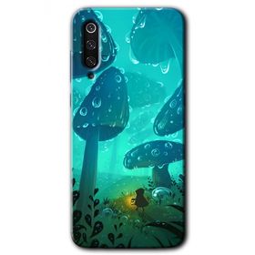 Xiaomi Mi 9 SE Silhoutte Dropss Baskılı Uyumlu Silikon Kılıf