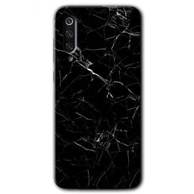 Xiaomi Mi 9 SE Siyah Mermer Baskılı Uyumlu Silikon Kılıf
