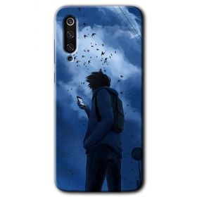 Xiaomi Mi 9 SE Sonbahar Yalnızlığı Baskılı Uyumlu Silikon Kılıf