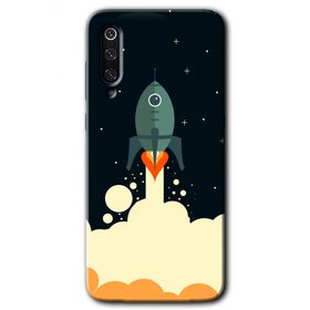 Xiaomi Mi 9 SE Space Smoke Baskılı Uyumlu Silikon Kılıf