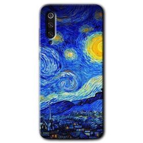 Xiaomi Mi 9 SE Starry Night Baskılı Uyumlu Silikon Kılıf