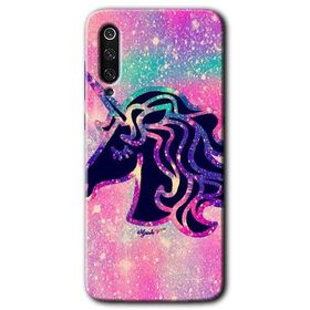 Xiaomi Mi 9 SE Unicorn Kristal Baskılı Uyumlu Silikon Kılıf