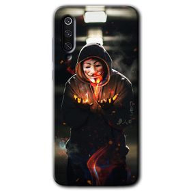 Xiaomi Mi 9 SE V for Fire Baskılı Uyumlu Silikon Kılıf