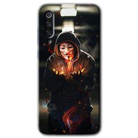Xiaomi Mi 9 SE V for Fire Baskılı Uyumlu Silikon Kılıf