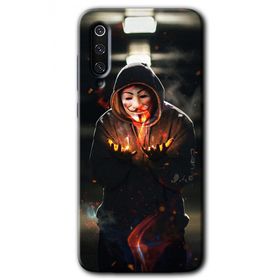 Xiaomi Mi 9 SE V for Fire Baskılı Uyumlu Silikon Kılıf