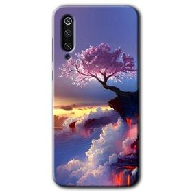 Xiaomi Mi 9 SE Wash Red Wall Baskılı Uyumlu Silikon Kılıf