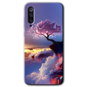 Xiaomi Mi 9 SE Wash Red Wall Baskılı Uyumlu Silikon Kılıf