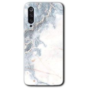 Xiaomi Mi 9 SE White Marble Baskılı Uyumlu Silikon Kılıf