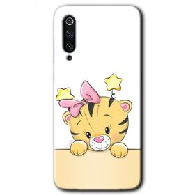 Xiaomi Mi 9 Sevimli Kedi Baskılı Uyumlu Silikon Kılıf