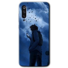 Xiaomi Mi 9 Sonbahar Yalnızlığı Baskılı Uyumlu Silikon Kılıf